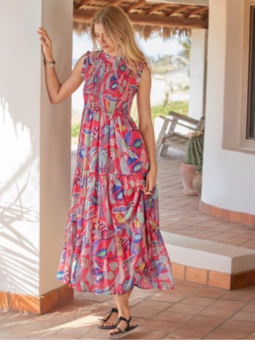 OLIPHANT “Zeta Smocked Dress”
